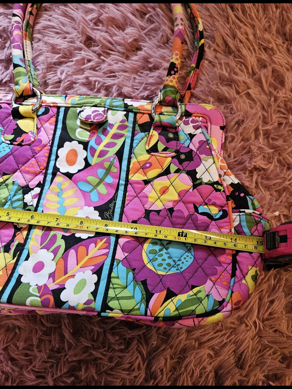 Retired✨️Vera Bradley "Va Va Bloom" Quilted Tote - Picture 12 of 13